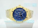 Copy Audemars Piguet Royal Oak Perpetual Calendar Blue Dial All Gold Watch